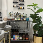 Blomus Cioso 8 Bottle Wall Mounted Wine Bottle Rack in Stainless Steel